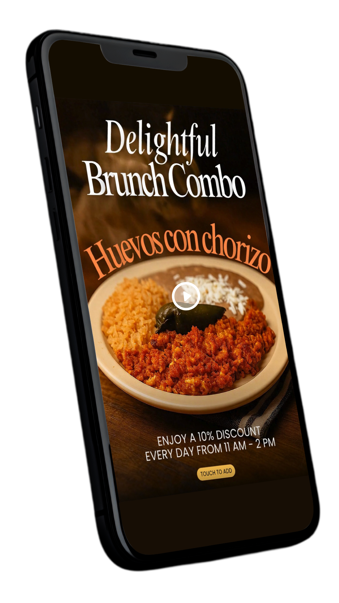 Smart Menu product mockup